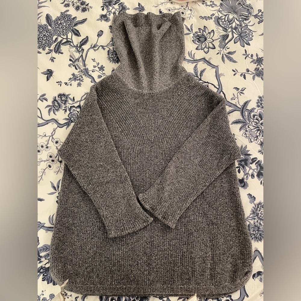 Talbots Gray Cowl Neck Sweater